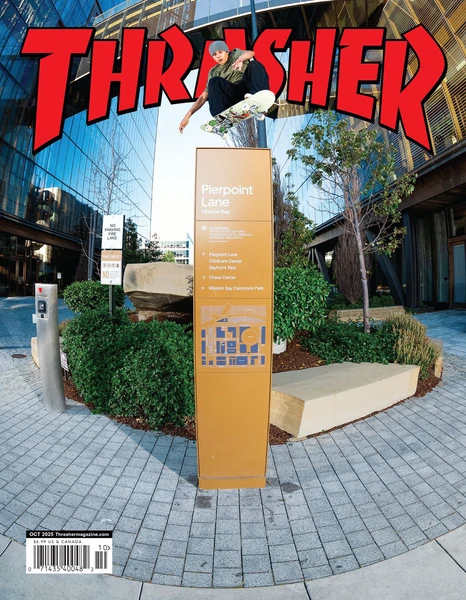 THRASHER Magazine Octobre 2025 – Culture Skate à la Une