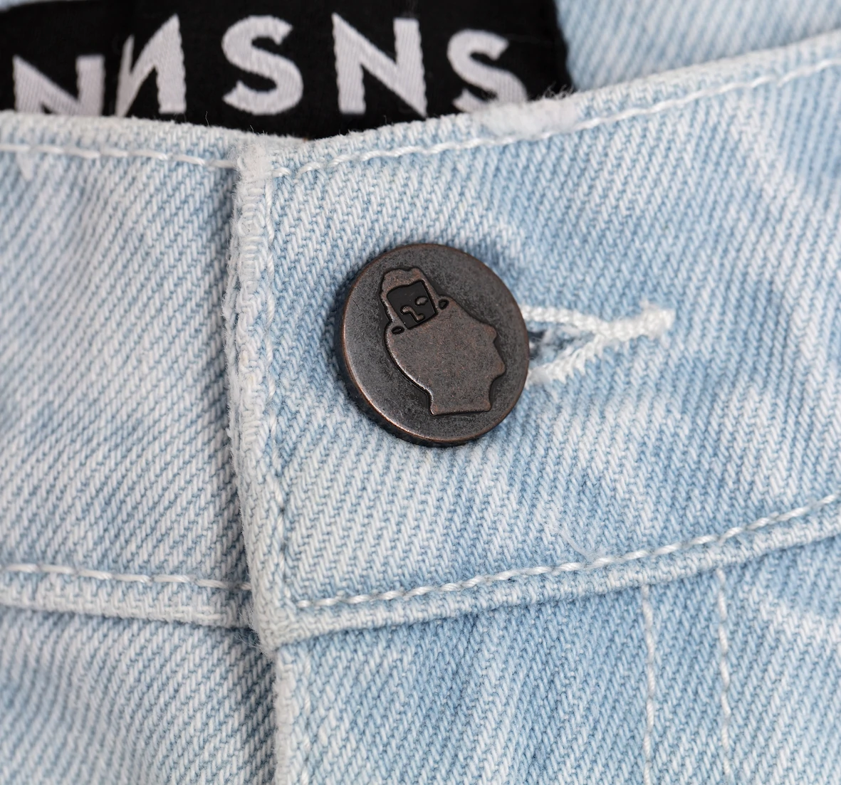 Nonsense Pant Bigfoot – pantalon denim cloud blue