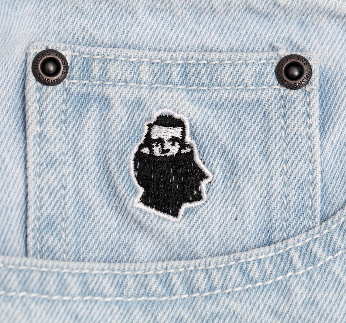 Nonsense Pant Bigfoot – pantalon denim cloud blue