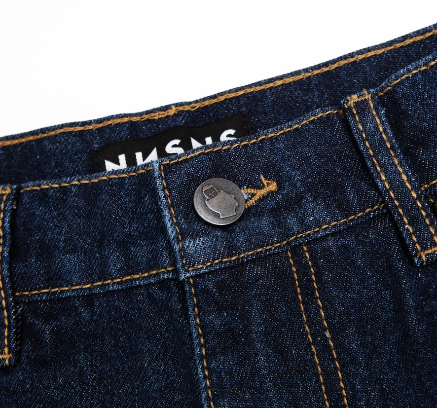 Nonsense Pant Biggerfoot – pantalon denim blue rinsed