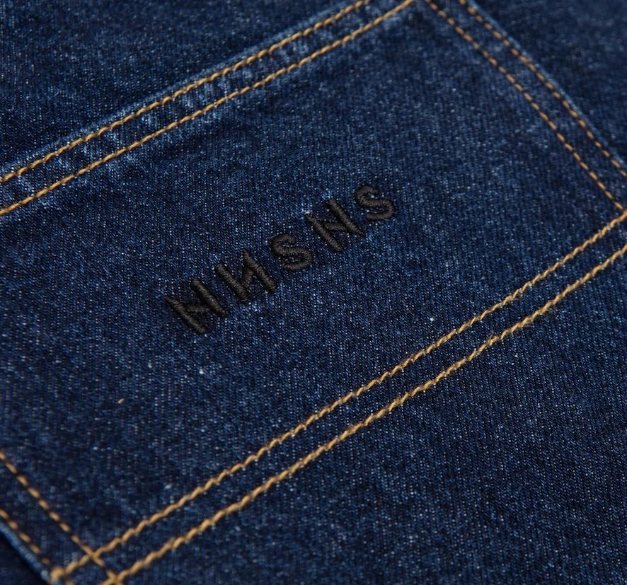 Nonsense Pant Biggerfoot – pantalon denim blue rinsed