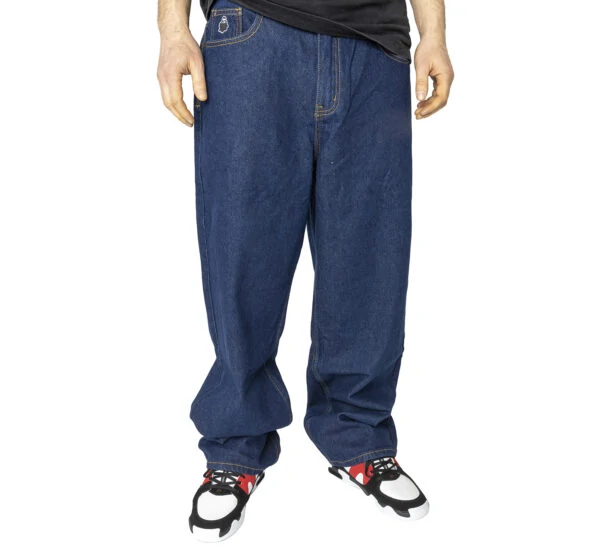Nonsense Pant Biggerfoot – pantalon denim blue rinsed