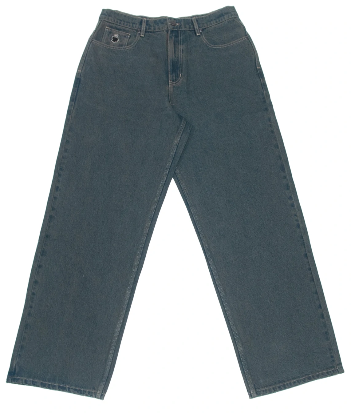 Nonsense Pant Biggerfoot – pantalon denim dirty blue