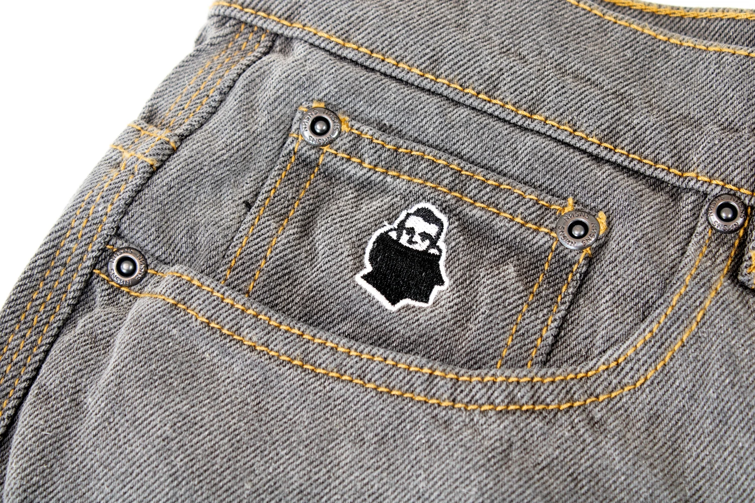 Nonsense Pant Biggerfoot – pantalon denim grey washed