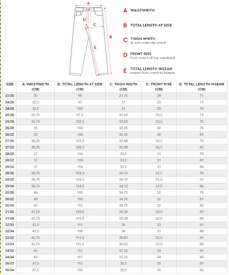 Nonsense Pant Bigfoot – pantalon denim blue washed