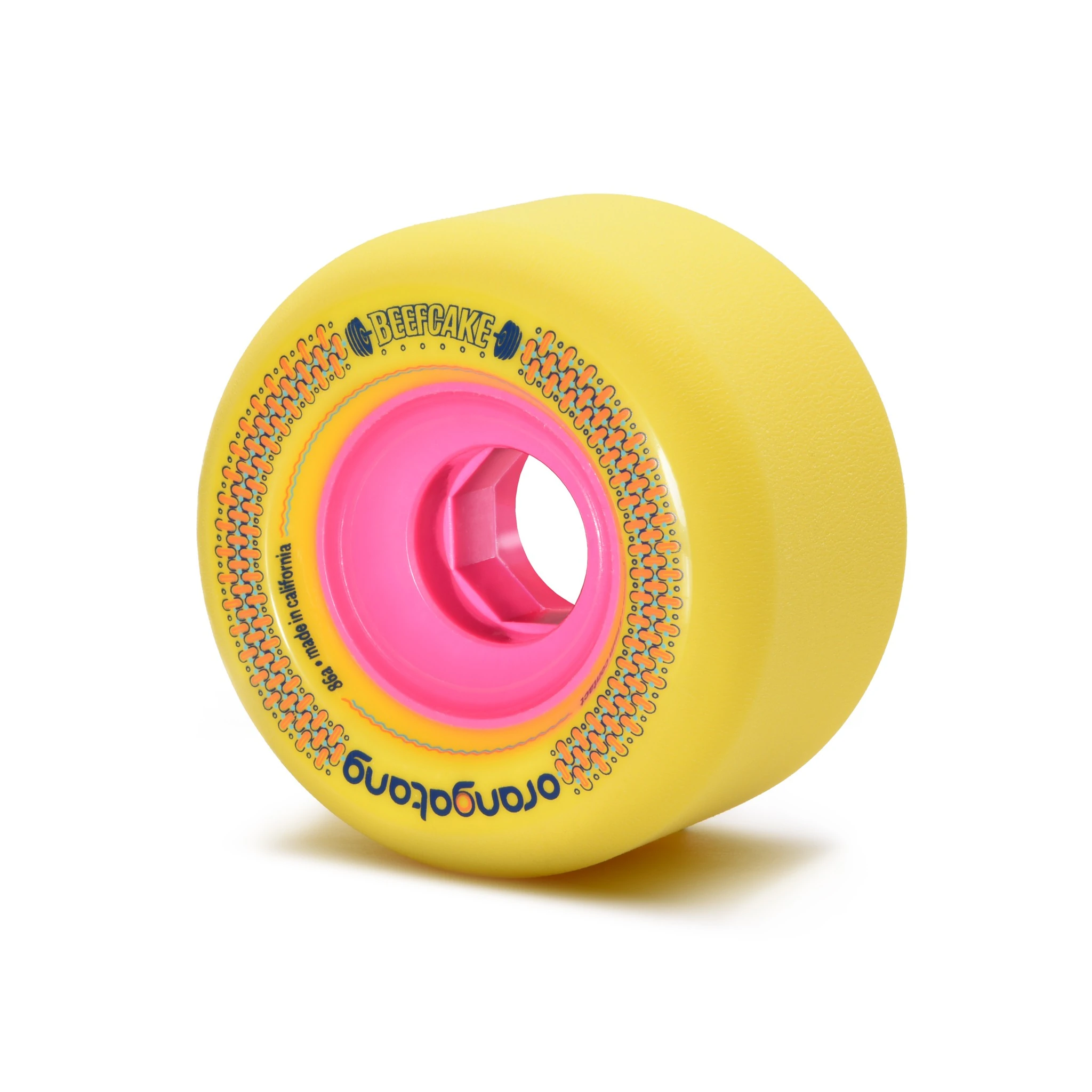Orangatang Beefcake 73mm 86a – Roues Freeride Longboard pour Riders Confirmés