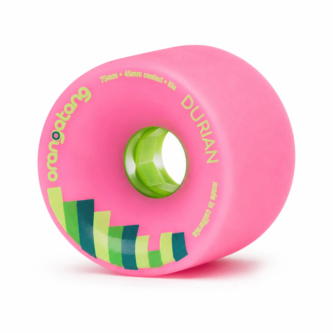 Orangatang Durian 75mm 83a Pink — Roues Freeride Longboard | N4 Skateshop