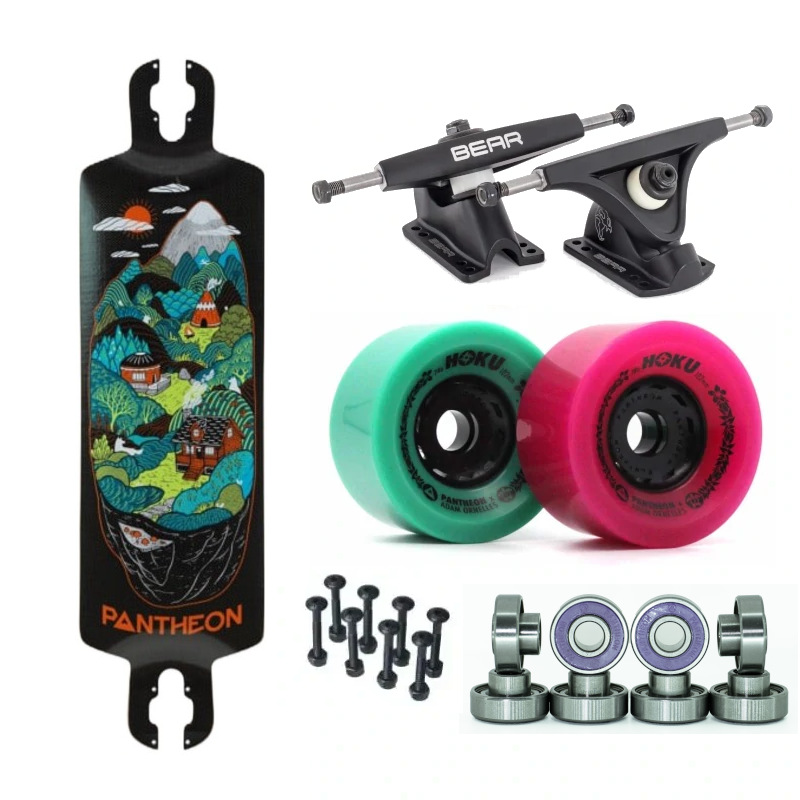 Pantheon Trip Carbon Indian Hills Hoku Bear — Longboard Complet LDP