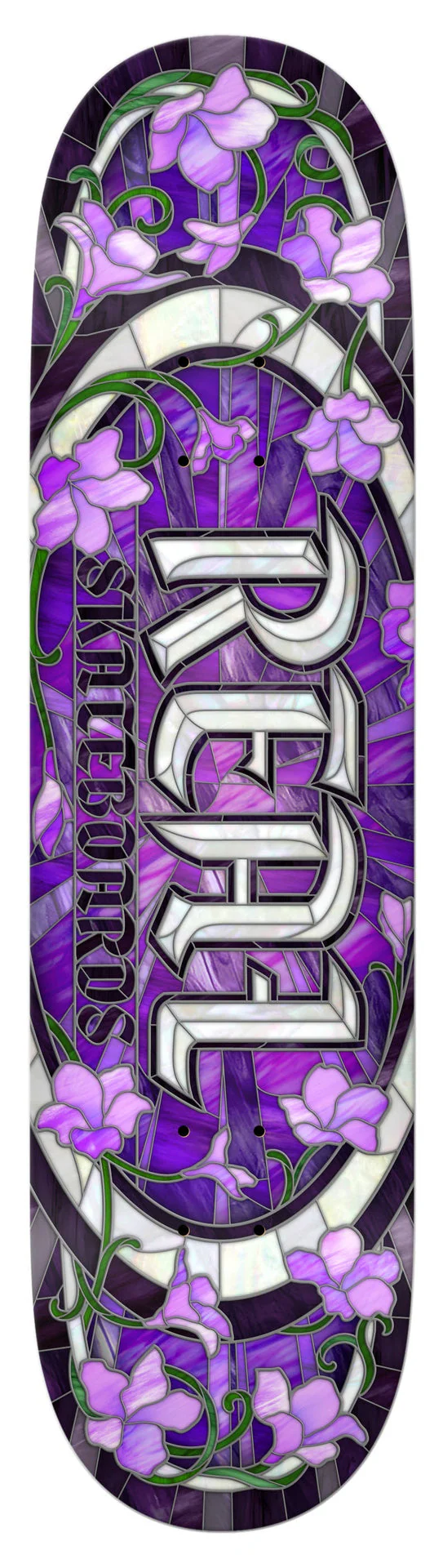 Real Cathedral Oval Purple 8.25x32 Skateboard – Style & Précision