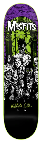 DECK MISFITS EARTH R7 A.D GREEN 8.5 X 32.3 WB 14.5