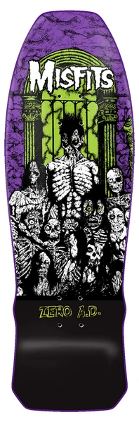 DECK MISFITS EARTH R7 A.D 89 PURPLE 10 X 31.2 WB 15.25
