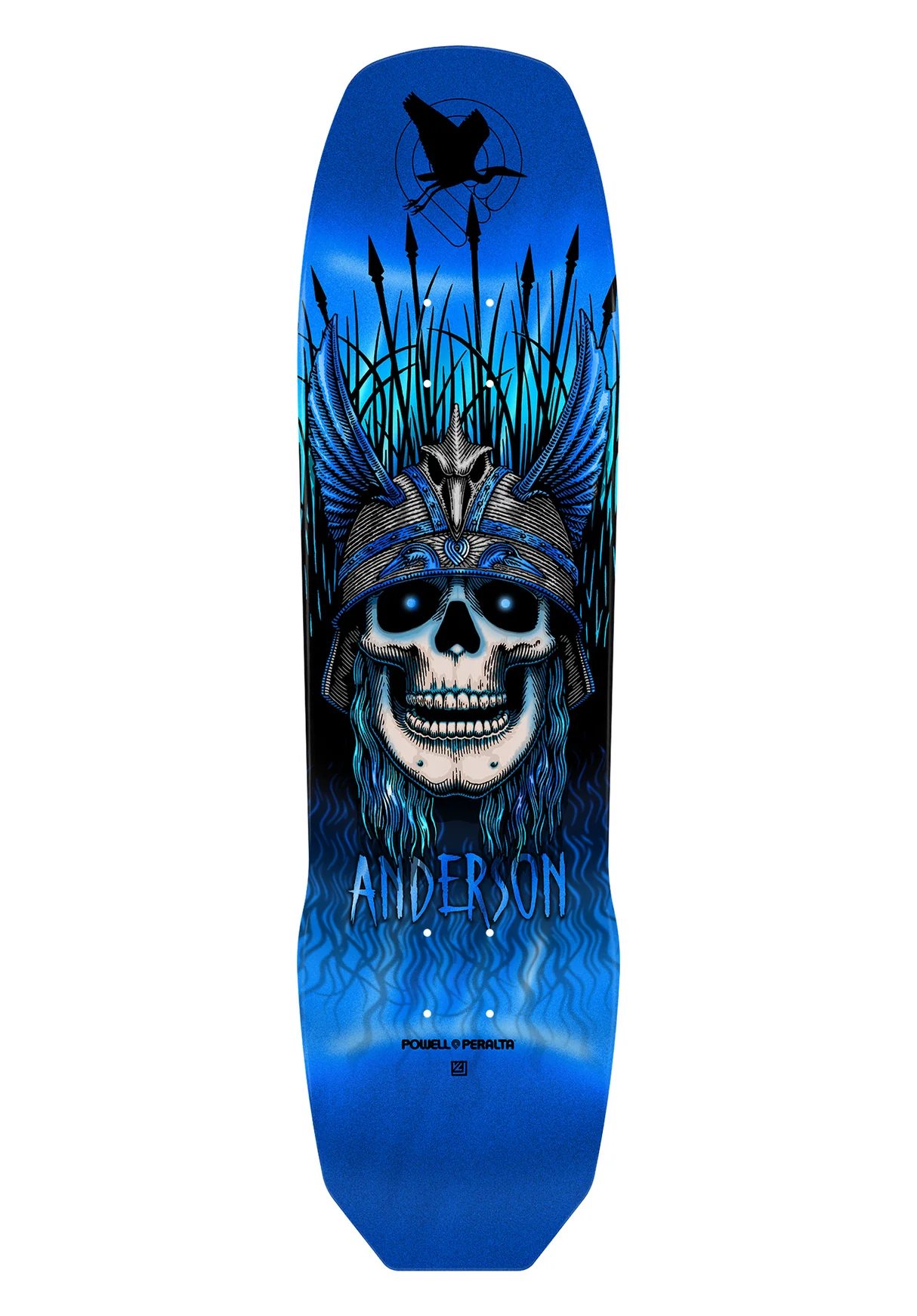Deck Powell Andy Anderson Heron Blue Foil 8.45 – Shape 289 | N4
