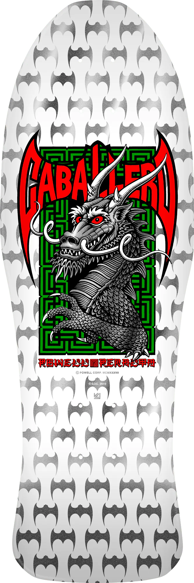 Deck Powell BB17 Steve Caballero 9.95 White – Éd. Limitée | N4