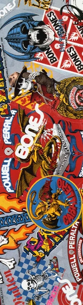 POWELL PERALTA GRIP PLAQUE COLLAGE 3 WHITE 9 X 33