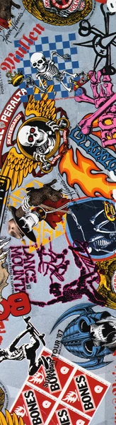 POWELL PERALTA GRIP PLAQUE COLLAGE 5 WHITE 9 X 33