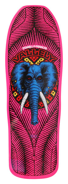 Powell Peralta Mike Vallely Elephant Reissue — Deck 9.85" × 30" Pink