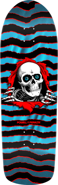 Powell Peralta Old School Ripper — Deck 9.89" × 31.32" Red / Blue Foil