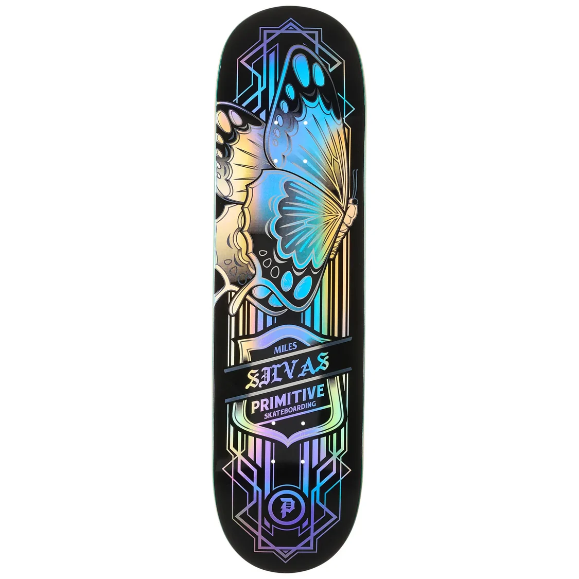 Primitive Spectra Foil Silvas Butterfly 8.5" — Plateau | N4 Skateshop