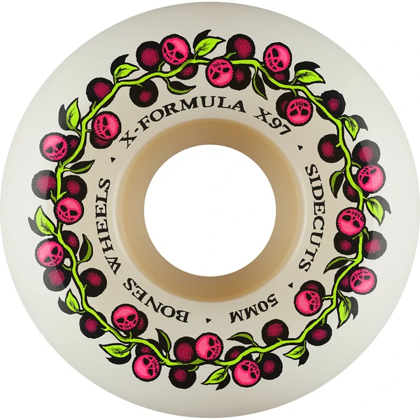 BONES WHEELS XF 50MM V5 97A SKULL BERRIES SIDECUT