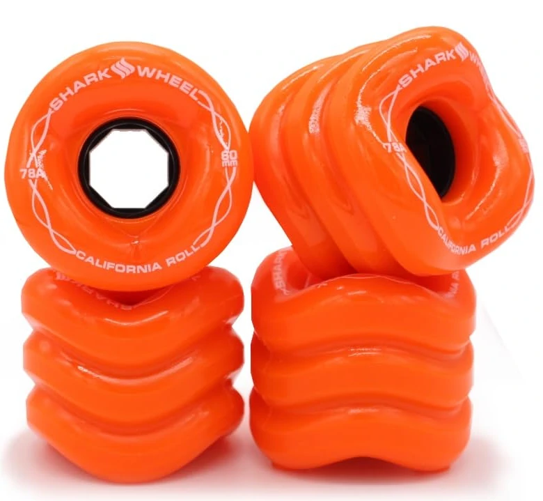 SharkWheels California Roll 60mm Orange – Roues innovantes