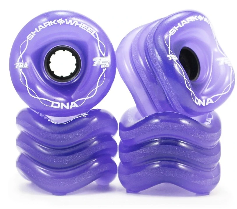 SharkWheels â DNA 72mm Clear Purple