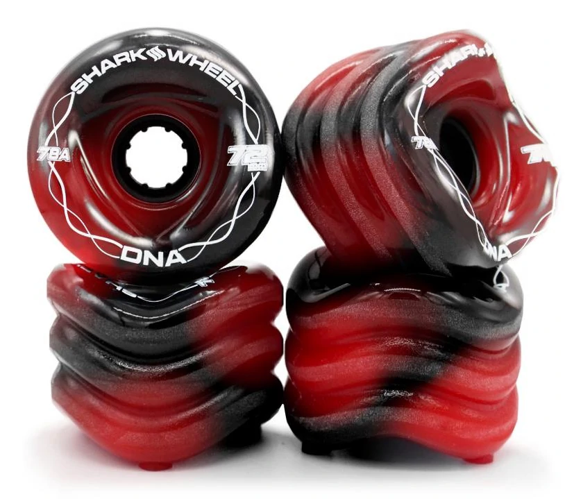 SharkWheels – DNA 72mm Red Black Swirl