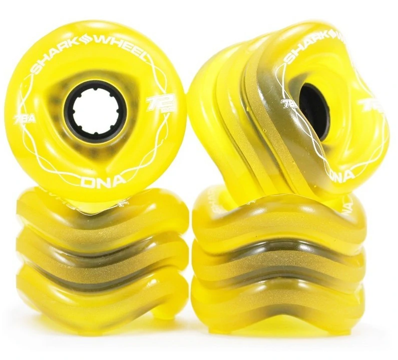 SharkWheel DNA 72mm Amber – Roues innovantes et fluides