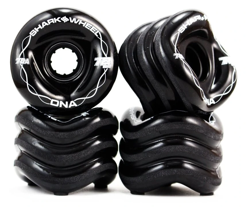 SharkWheel DNA 72mm Noir – Roues tout-terrain design