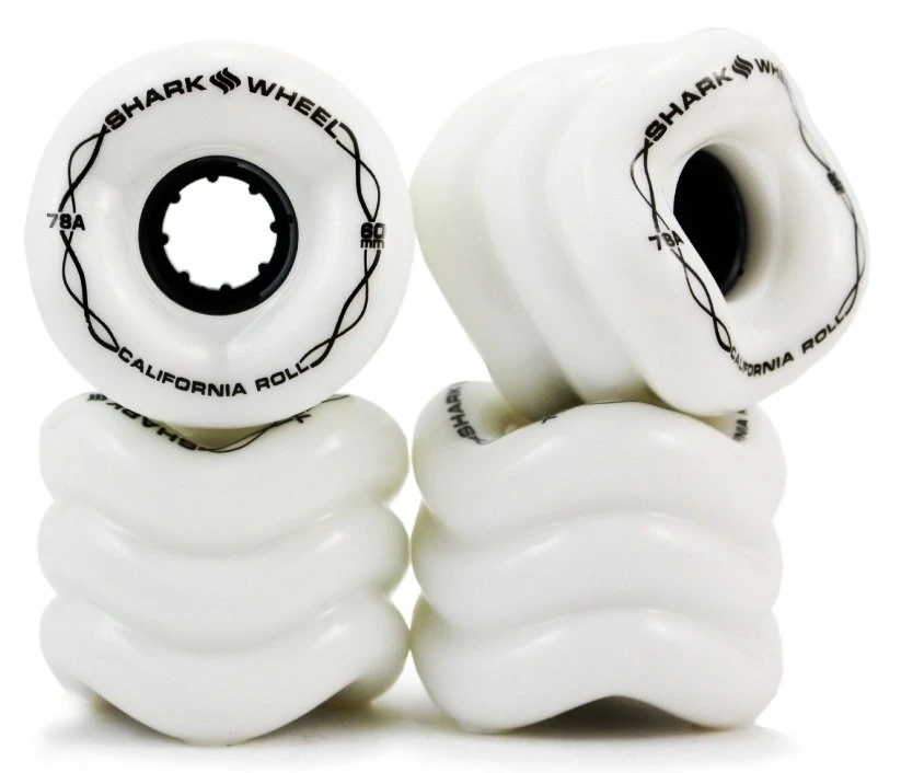 SharkWheels California Roll 60mm Blanc – Roues haute performance