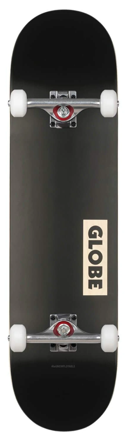 GLOBE Skateboard Goodstock Black 8.125"
