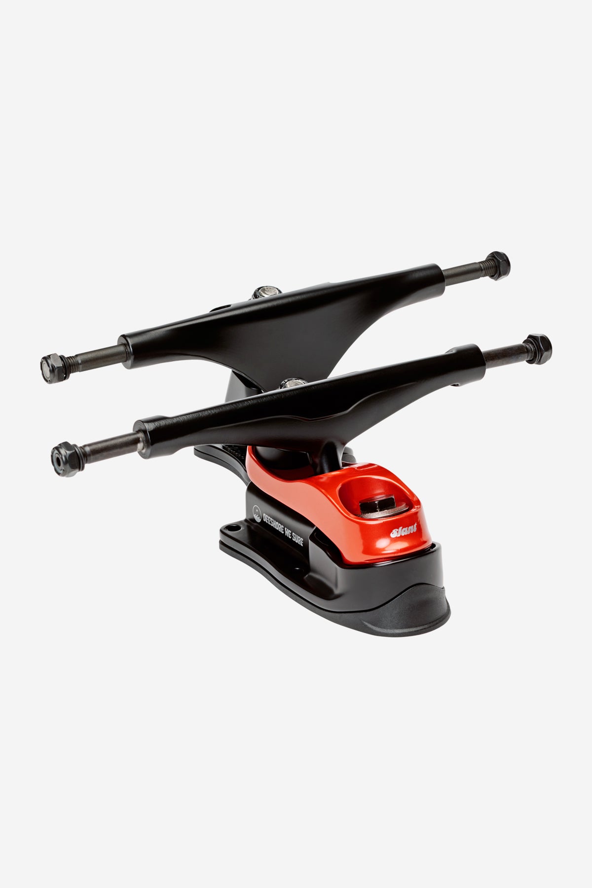 Slant Surf Skate Trucks Black/Red – Performance & Fluidité