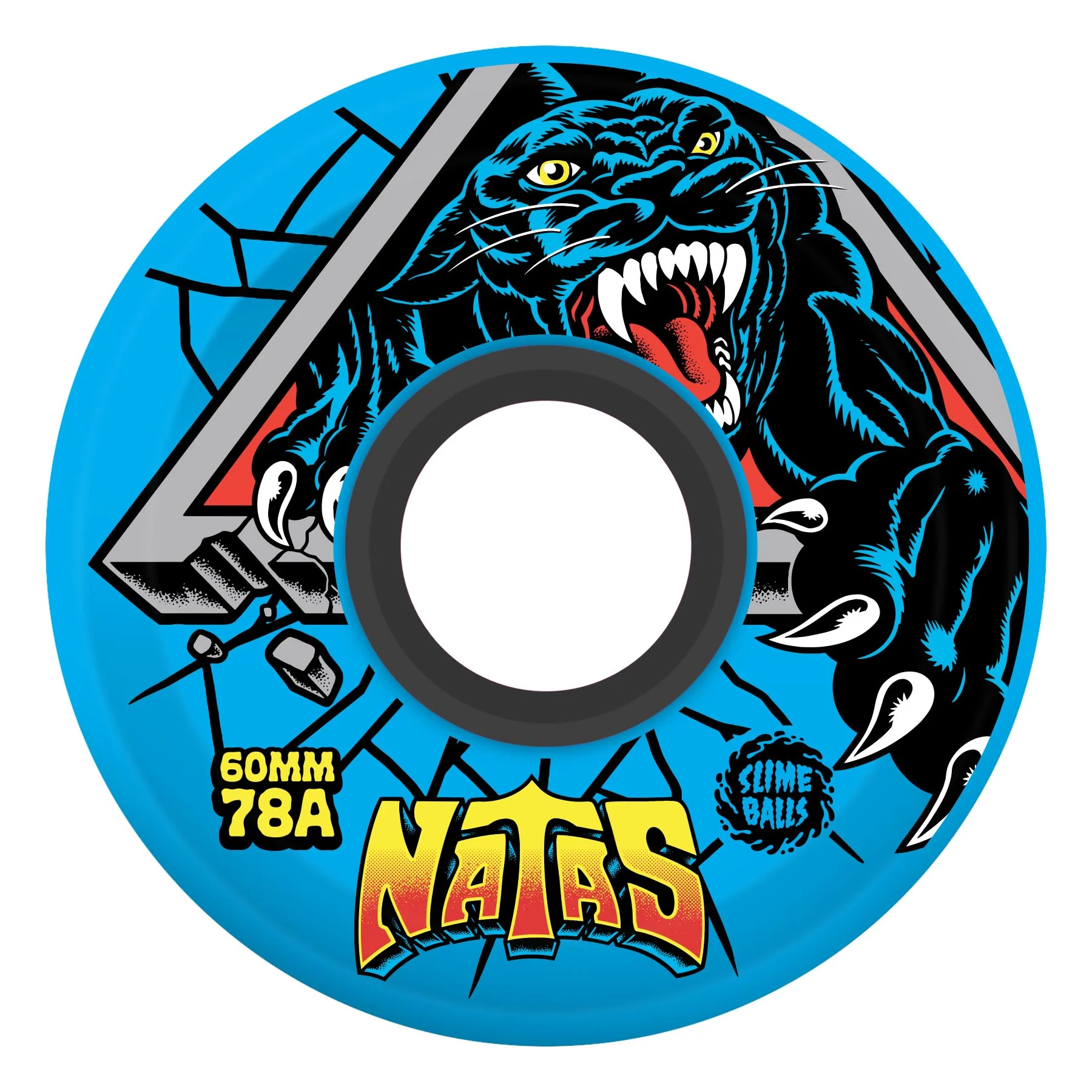 Slime Balls Natas OG Slime Blue 60mm 78A – x4 roues