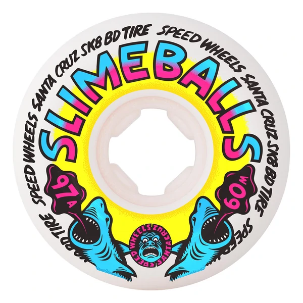 WHEELS 60MM HERITAGE SHARK VOMITS 97A