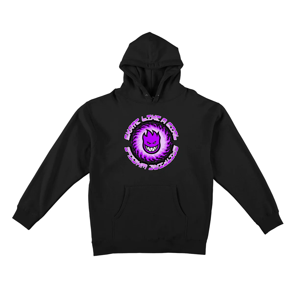 SPITFIRE Hoodie Skate Like a Girl 25 Year Classic Black