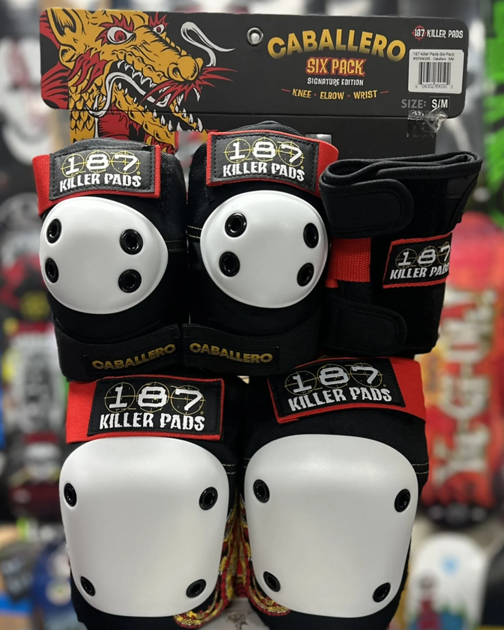 187 – Six Pack Caballero Adulte | Set Protections Skate