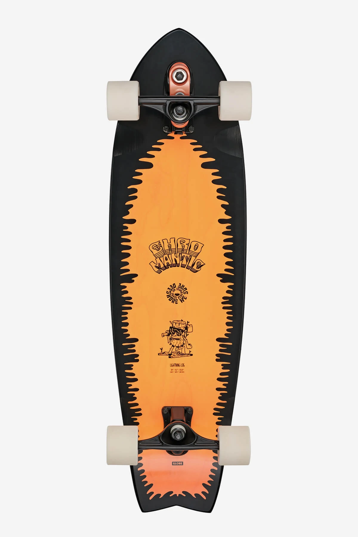 GLOBE Chromantic Lightning Log 33" – Surfskate haute performance