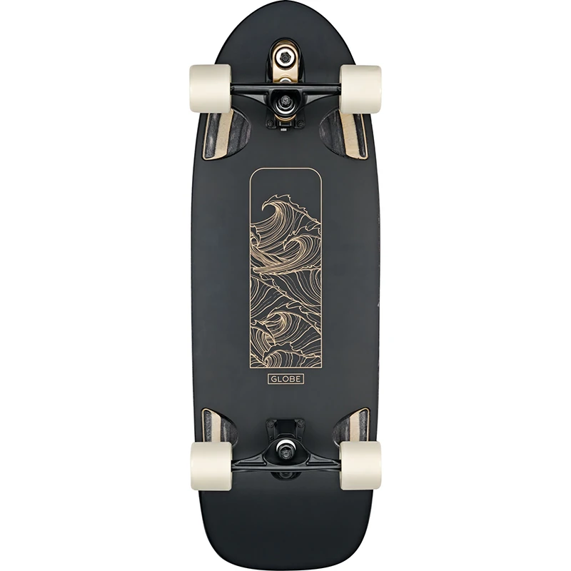GLOBE Walrus Black Peaking 31" – Surfskate polyvalent & performant