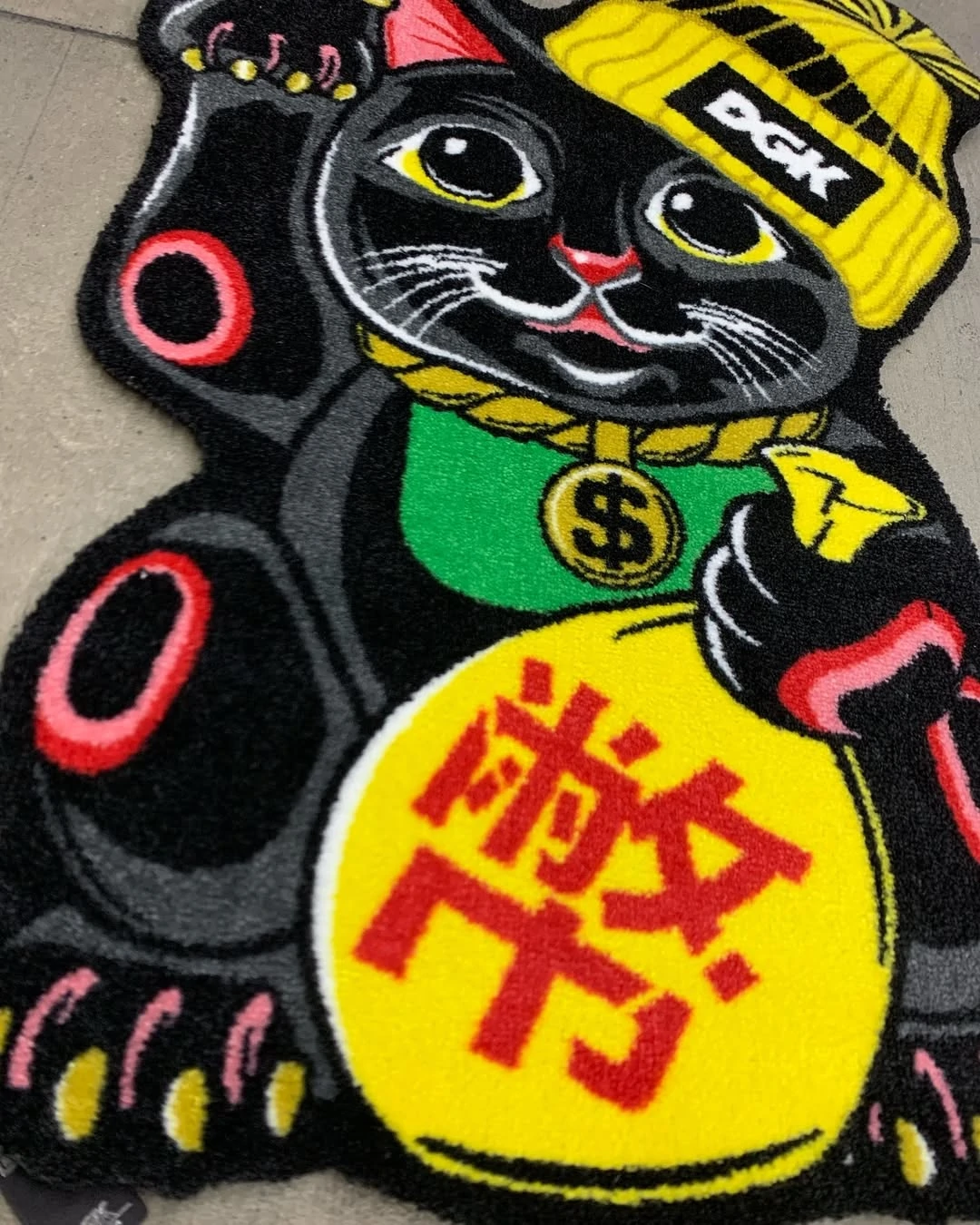 DGK – Tapis Lucky Cat Rug Black
