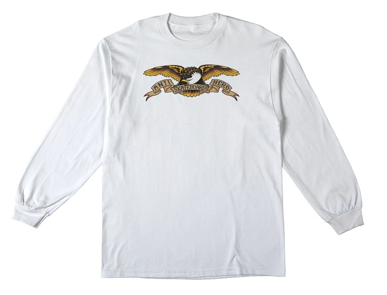 ANTIHERO Eagle LS White – T-shirt manches longues