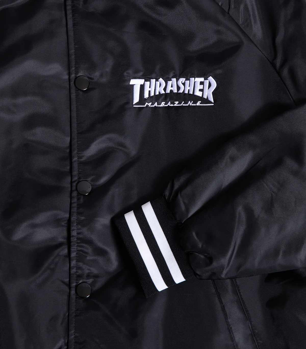 Thrasher Jacket Mag Logo Dugout Black White – Veste Skate Streetwear