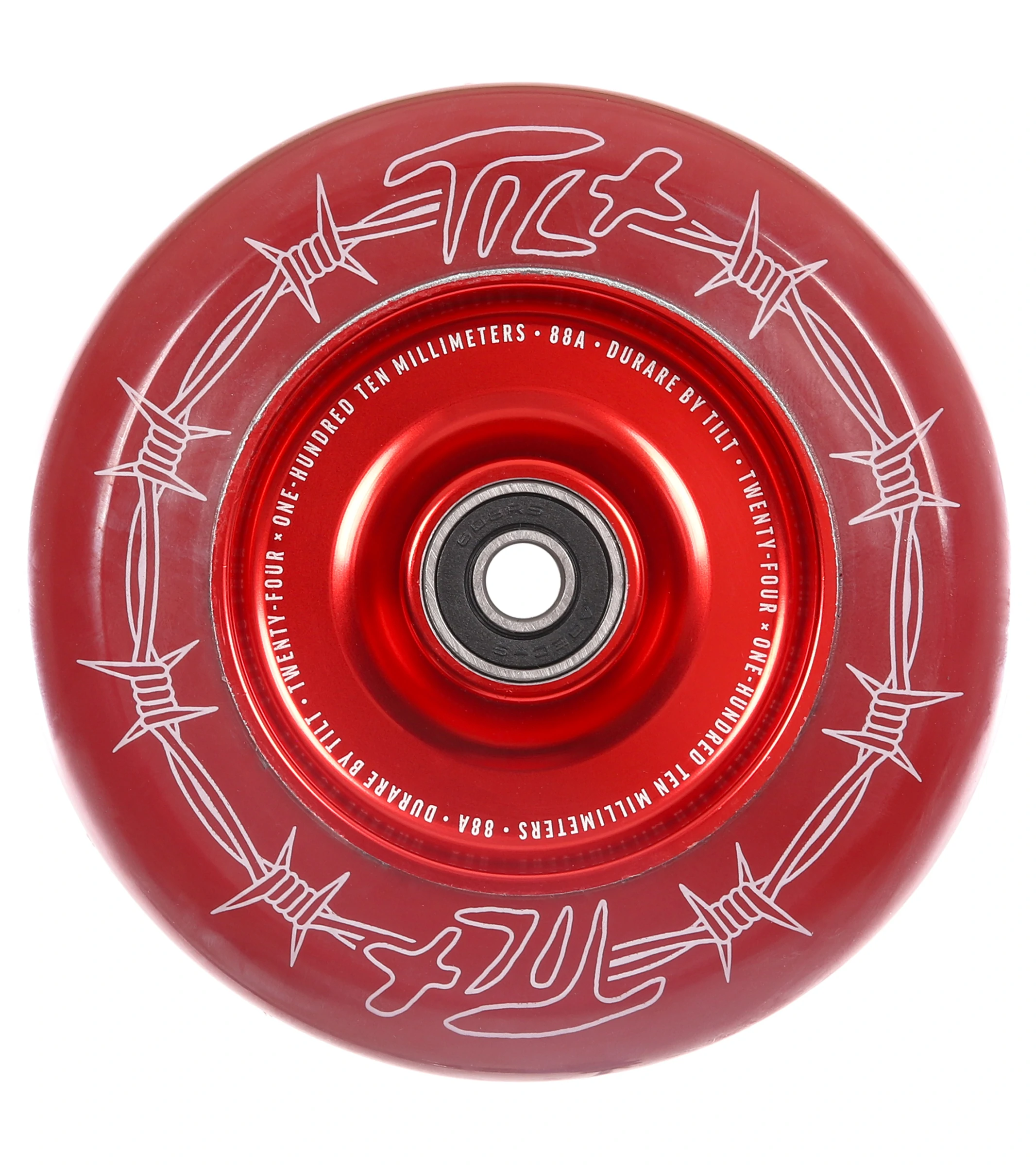 Tilt Durare Barbed Crimson 110mm — Roue Freestyle