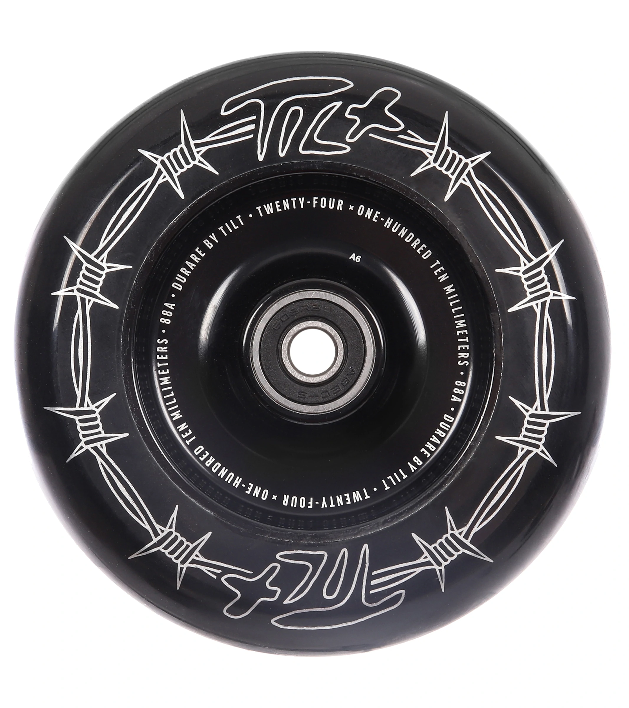 Tilt Durare Barbed Noir 110mm — Roues Freestyle