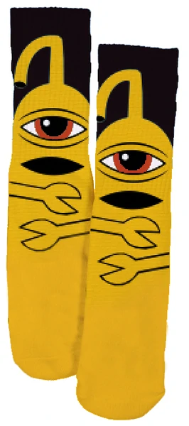 SOCKS SECT HUG YELLOW