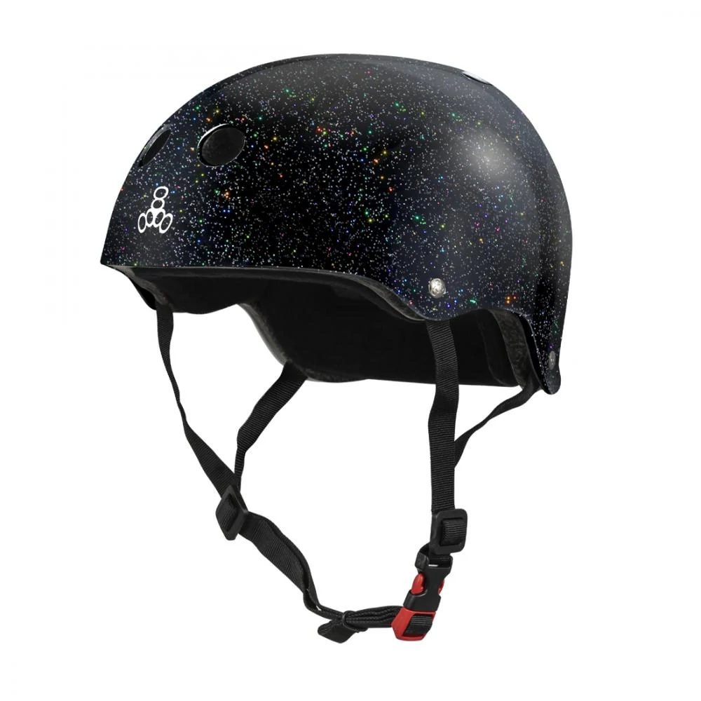 Casque Triple Eight Certified Sweatsaver – Black Glitter