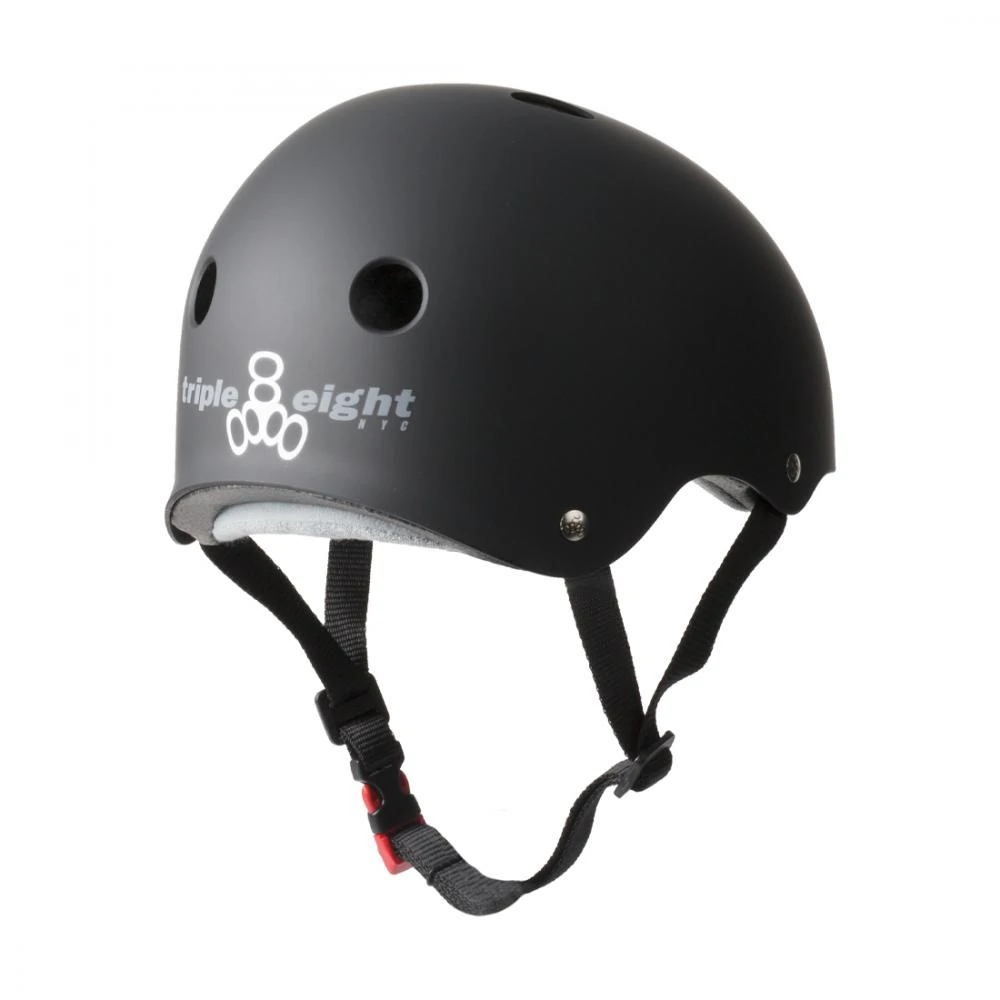 Casque Triple Eight Certified Sweatsaver – Black