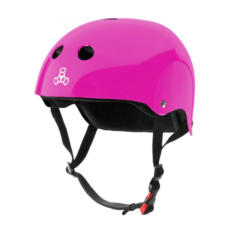 Casque Triple Eight Certified Sweatsaver – Pink Glossy