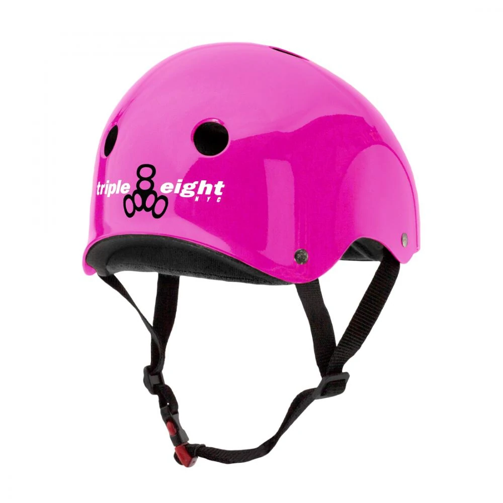 Casque Triple Eight Certified Sweatsaver – Pink Glossy