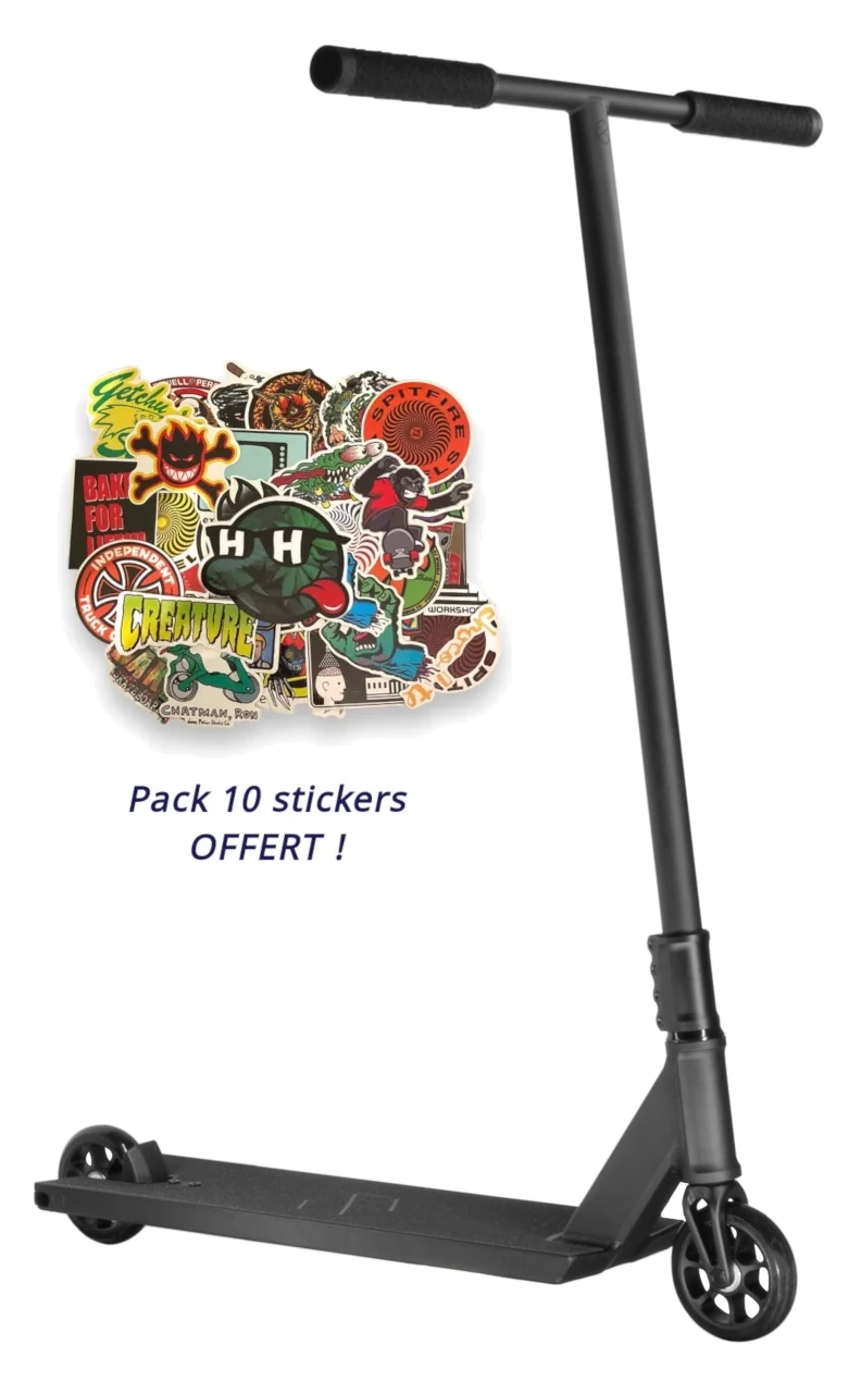 Trottinette Freestyle Native Format Noir – Street Haut de Gamme | Native Scooters