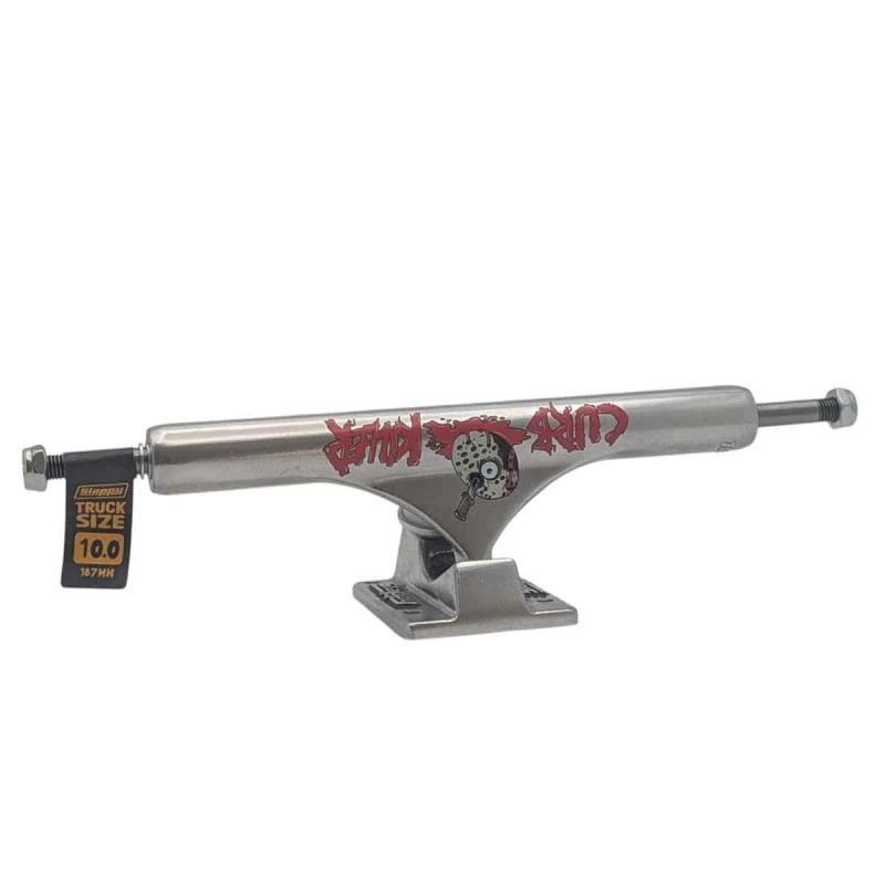 Slappy × Heroin ST1 Inverted 10" Curb Killer II Polished — Truck Skateboard