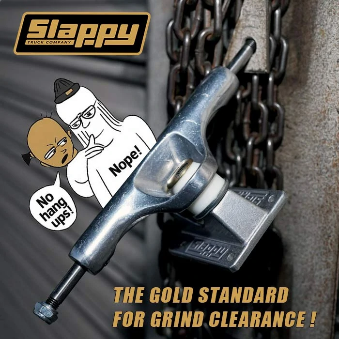 Truck Slappy ST1 Inverted Hollow Lights Low KP 8.25 Polished